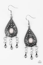 Load image into Gallery viewer, Sahara Song Silver Earring Paparazzi Accessories