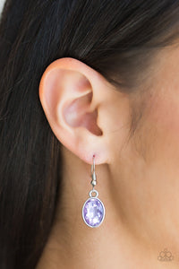 fishhook,purple,Oceans Away Purple Earring