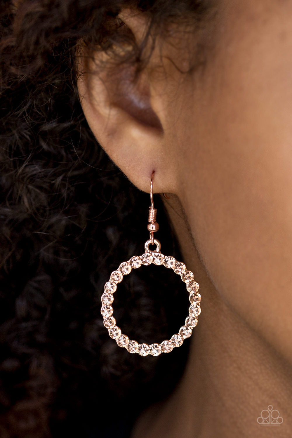 Bubblicious - Copper Earring Paparazzi Accessories