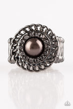Load image into Gallery viewer, Big City Attitude Black Ring Paparazzi Accessories