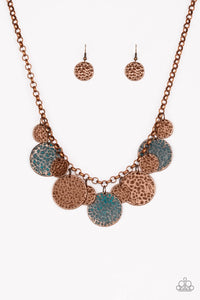 copper,short necklace,Treasure Huntress Copper Necklace