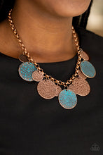 Load image into Gallery viewer, Treasure Huntress Copper Necklace Paparazzi Accessories