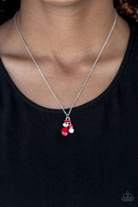 autopostr_pinterest_49916,red,rhinestones,short necklace,silver,Time To Be Timeless Red Necklace