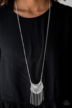 Load image into Gallery viewer, Happy is the Huntress Silver Necklace Paparazzi Accessories