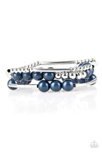 Load image into Gallery viewer, New Adventures Blue Bracelet Paparazzi Accessories