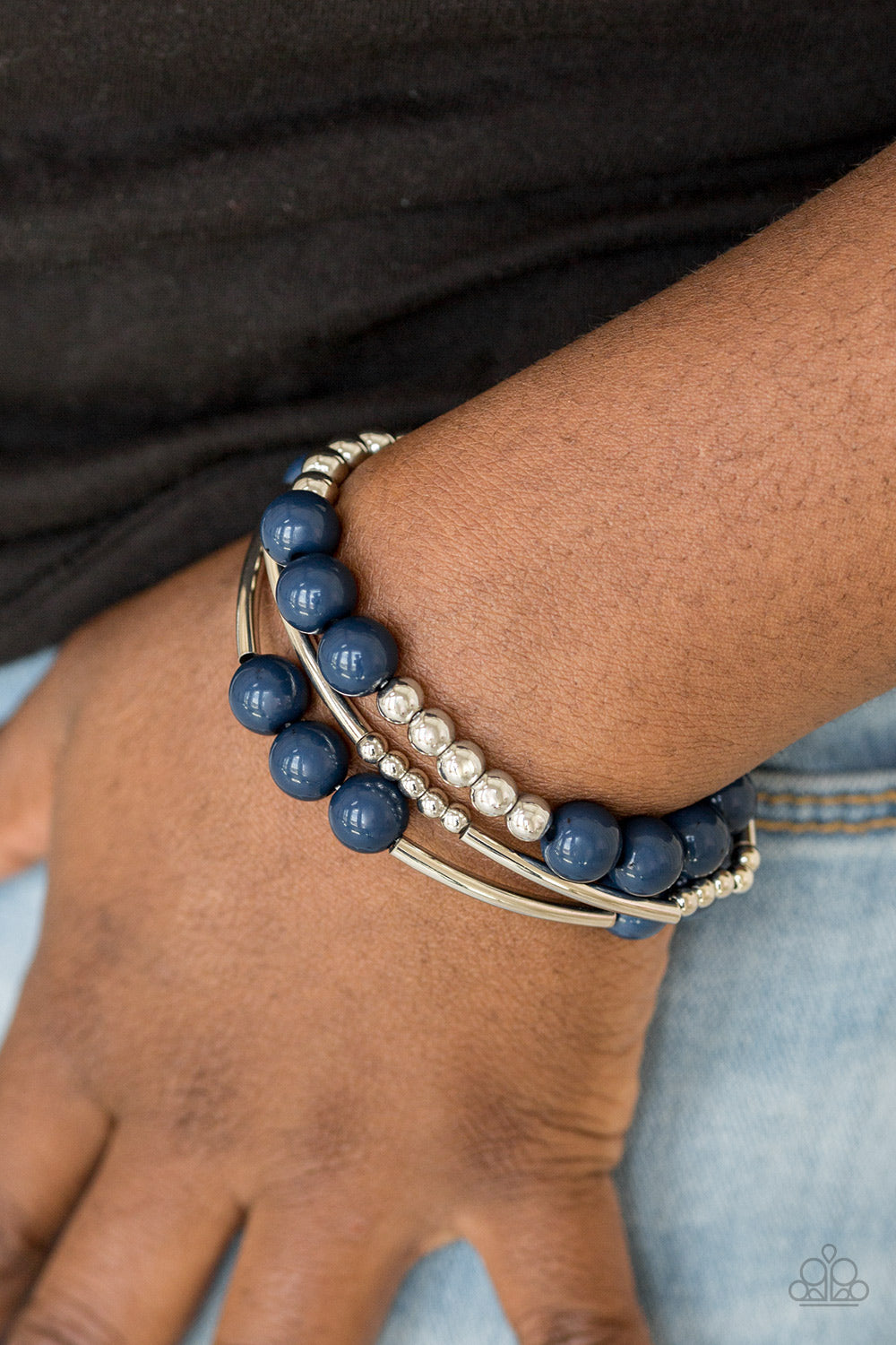 New Adventures Blue Bracelet Paparazzi Accessories