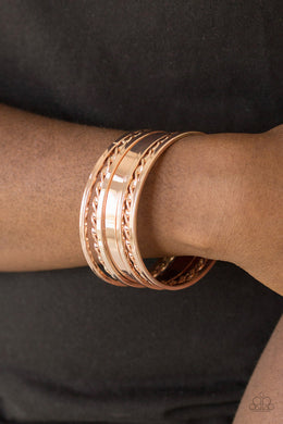 Basic Blend Rose Gold Bracelet Paparazzi Accessories