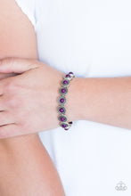 Load image into Gallery viewer, Globetrotter Goals Purple Bracelet Paparazzi Accessories