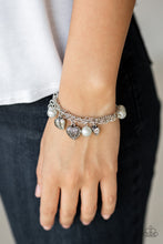 Load image into Gallery viewer, More Amour Silver Bracelet Paparazzi Accessories