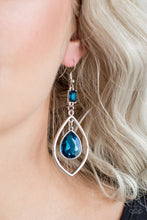 Load image into Gallery viewer, Priceless Blue Earring Paparazzi Accessories