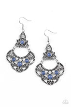 Load image into Gallery viewer, Garden State Glow Blue Moonstone Earring Paparazzi Accessories