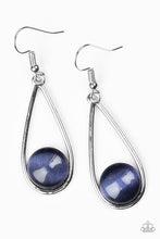 Load image into Gallery viewer, Over the Moon Blue Moonstone Earrings Paparazzi Accessories