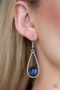 blue,fishhook,moonstone,Over the Moon Blue Moonstone Earrings