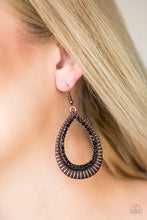 Load image into Gallery viewer, Right as Reign Copper Earring Paparazzi Accessories