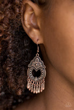 Load image into Gallery viewer, New Delhi Native Copper Earring Paparazzi Accessories