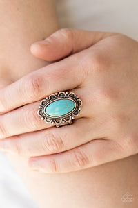 copper,turquoise,Wide Back,Desert Grotto Copper Ring