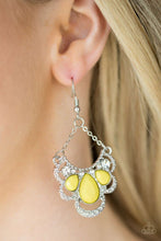 Load image into Gallery viewer, Caribbean Royalty Yellow Earring Paparazzi Accessories