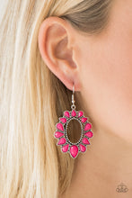 Load image into Gallery viewer, Fashionista Flavor Pink Earrings Paparazzi Accessories
