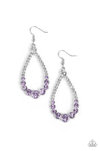 Load image into Gallery viewer, Token Twinkle Purple Earrings Paparazzi Accessories