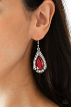 Load image into Gallery viewer, Superstar Stardom Red Earring Paparazzi Accessories