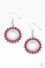 Load image into Gallery viewer, Wreathed in Radiance Red Earring Paparazzi Accessories