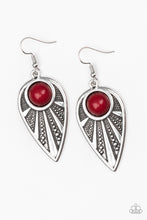 Load image into Gallery viewer, Take A WALKABOUT Red Earrings Paparazzi Accessories