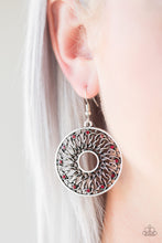 Load image into Gallery viewer, Malibu Musical Red Earrings Paparazzi Accessories