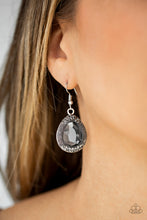 Load image into Gallery viewer, Grandmaster Shimmer Silver Earrings Paparazzi Accessories