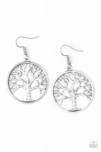 Load image into Gallery viewer, My Treehouse Is Your Treehouse Silver Earring Paparazzi Accessories