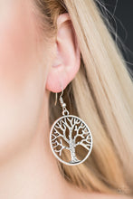 Load image into Gallery viewer, My Treehouse Is Your Treehouse Silver Earring Paparazzi Accessories