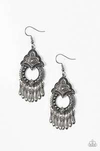 fishhook,silver,tribal,New Delhi Native Silver Earring