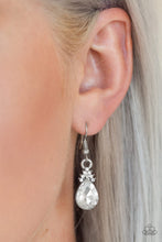 Load image into Gallery viewer, 5th Avenue Fireworks - White Earrings Paparazzi Accessories