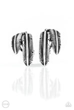 Load image into Gallery viewer, Things QUILL Work Out Silver Clip-On Earring Paparazzi Accessories