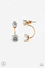 Load image into Gallery viewer, Starlet Squad Gold Jacket Earring Paparazzi Accessories