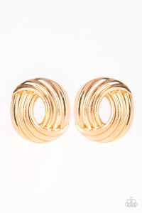 gold,post,Rare Refinement Gold Earring