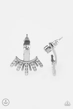 Load image into Gallery viewer, Diva Dynamite White Silver Earring Paparazzi Accessories