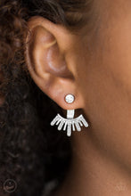 Load image into Gallery viewer, Diva Dynamite White Silver Earring Paparazzi Accessories