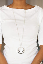 Load image into Gallery viewer, Front and EPICENTER Black Necklace Paparazzi Accessories