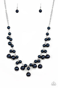 autopostr_pinterest_49916,blue,Pearls,short necklace,silver,Soon to be Mrs Blue Pearl Necklace