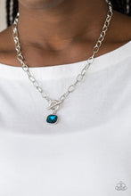 Load image into Gallery viewer, Dynamite Dazzle Blue Toggle Necklace Paparazzi Accessories