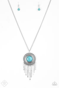 turquoise,Bon Voyager Silver Necklace