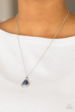 Load image into Gallery viewer, Just Drop It Blue Moonstone Necklace Paparazzi Accessories