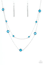 Load image into Gallery viewer, Raise Your Glass Blue Necklace Paparazzi Accessories