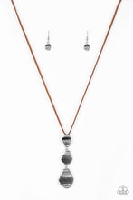 Load image into Gallery viewer, Embrace The Journey Brown Necklace Paparazzi Accessories
