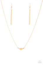 Load image into Gallery viewer, In-Flight Fashion - Gold Necklace Paparazzi Accessories