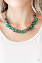 Load image into Gallery viewer, Runway Rebel Green Necklace Paparazzi Accessories