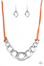 Load image into Gallery viewer, Naturally Nautical Orange Necklace Paparazzi Accessories