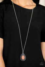 Load image into Gallery viewer, Total Tranquility Orange Moonstone Necklace Paparazzi Accessories