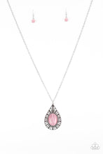 Load image into Gallery viewer, Total Tranquility Pink Moonstone Necklace Paparazzi Accessories