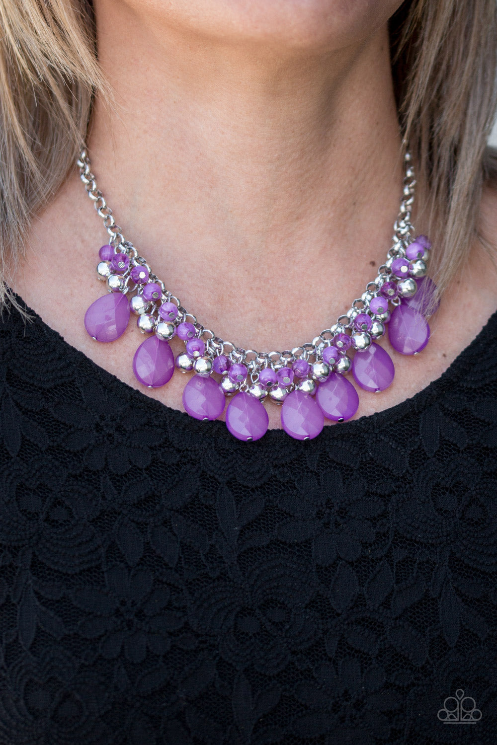 Trending Tropicana Purple Necklace Paparazzi Accessories